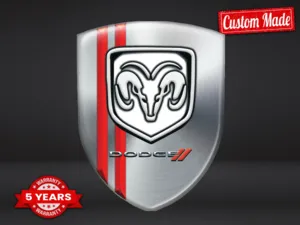 Dodge Radkappensticker Glänzende Edition Fahrzeuglabels